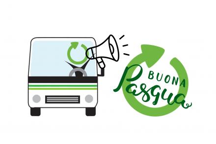 Comunicazione di sospensione del servizio di raccolta nel giorno di Pasquetta